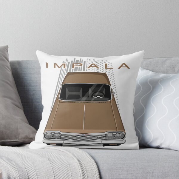 Item preview, Classic Chevrolet Impala SS in Tan Metallic - Vintage Car Illustration designed and sold by MidasMitty.