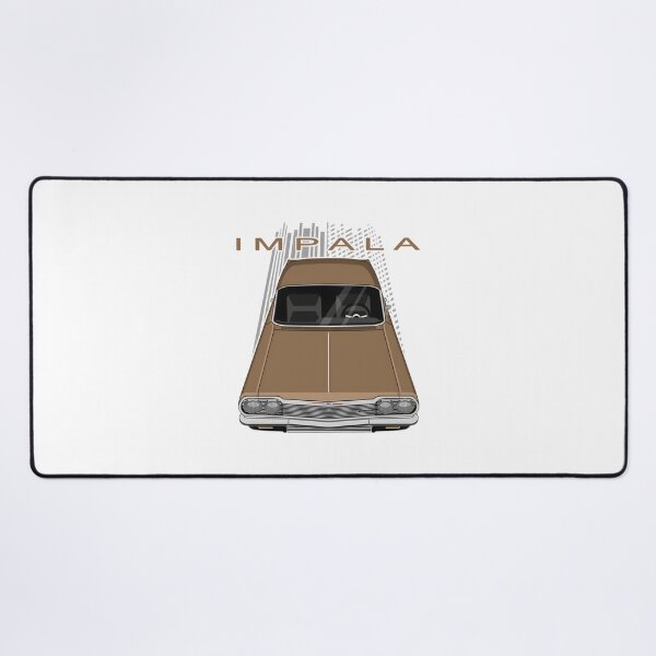Item preview, Classic Chevrolet Impala SS in Tan Metallic - Vintage Car Illustration designed and sold by MidasMitty.