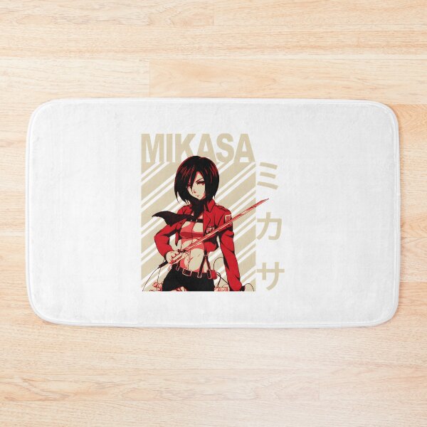 Item preview, Vintage Style Mikasa Ackerman Artwork Inspired by Classic Anime Design designed and sold by fanepatent.