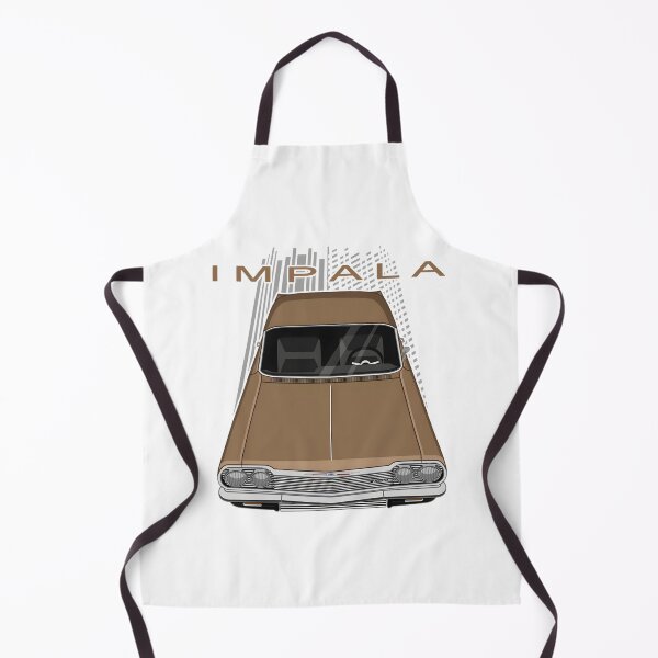 Item preview, Classic Chevrolet Impala SS in Tan Metallic - Vintage Car Illustration designed and sold by MidasMitty.