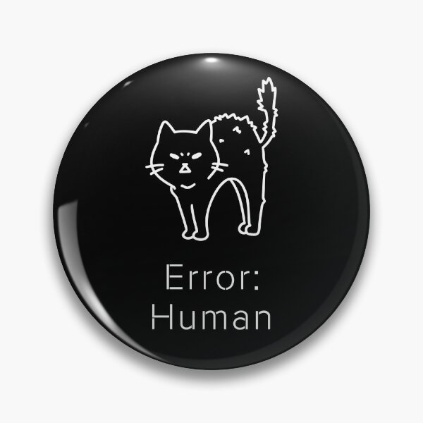 Item preview, Error: Human | Scared Cat | Cat Operating System designed and sold by ContigoART.