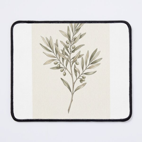 Item preview, Vintage Olive Branch - Minimalist Botanical Illustration designed and sold by PrintWavePro.