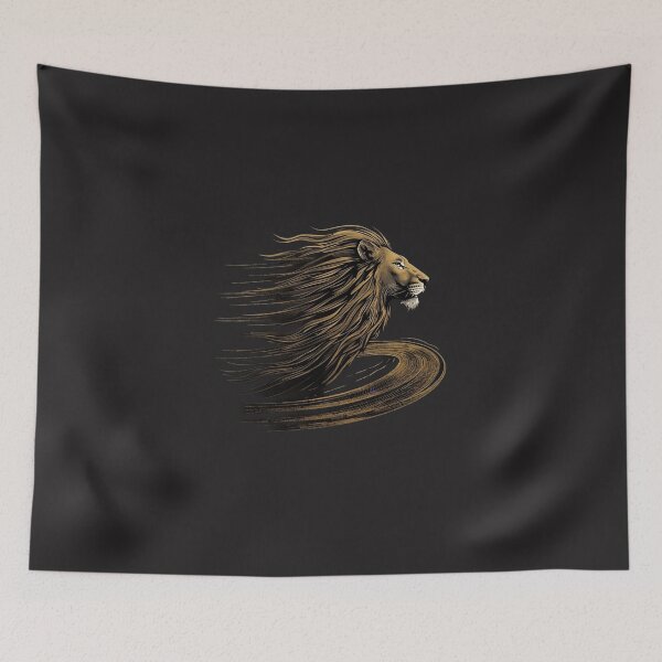 Item preview, The Marathon Stalker Golden Lion Running Track Motion Speed design designed and sold by Bennie Singh.