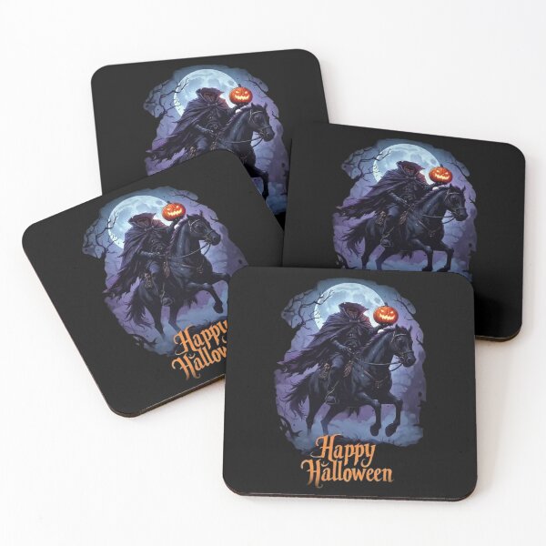 Item preview,  Headless Horseman Happy Halloween Gothic Horror Art designed and sold by InkShiftLabs.