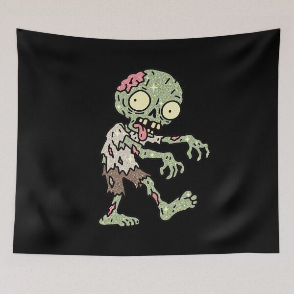 Item preview, Glitter Zombie Halloween Skeleton designed and sold by MonkiFlipp.