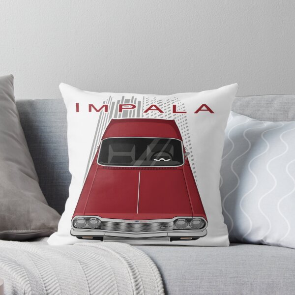 Item preview, Classic Chevrolet Impala SS in Palomar Red Vintage Muscle Car Design designed and sold by MidasMitty.