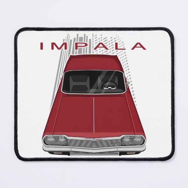 Item preview, Classic Chevrolet Impala SS in Palomar Red Vintage Muscle Car Design designed and sold by MidasMitty.
