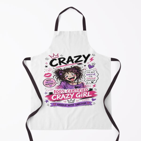 Item preview, 100% Certified Crazy Girl - Who Needs Normal Alt Aesthetic T-Shirt designed and sold by Sushikidsntoddlers.