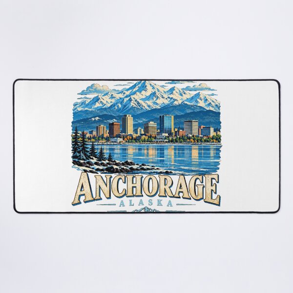 Item preview, Vintage Anchorage Alaska Travel Souvenir Landmark Gift designed and sold by MichaeIRellov.