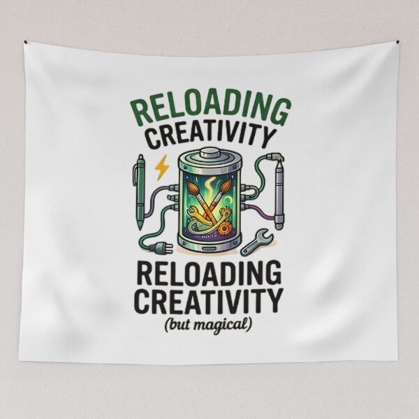 Item preview, Reloading Creativity Magic Battery Designer Art designed and sold by Pyt27.