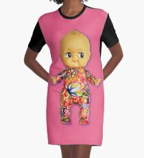 Tattoo Kewpie Graphic T-Shirt Dress