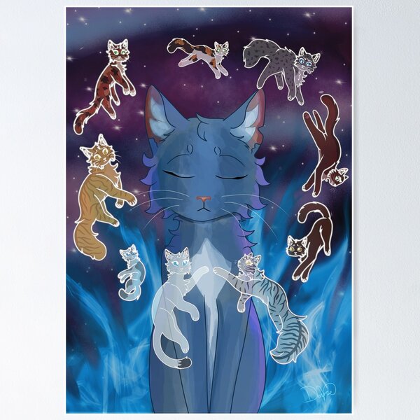 Item preview, Bluestar's nine lives designed and sold by lynxlighti.