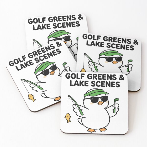 Item preview, Golf Greens & Lake Scenes - Golf & Lake House Dad Gift designed and sold by ismai6.