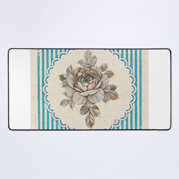 Item preview, Roses Trapped with Striped Background designed and sold by Anas Arts.