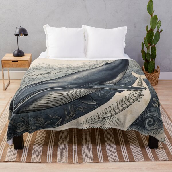Item preview, Vintage Whale Wall Art – Antique Natural History Marine Illustration designed and sold by ZyxDes.