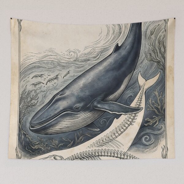 Item preview, Vintage Whale Wall Art – Antique Natural History Marine Illustration designed and sold by ZyxDes.