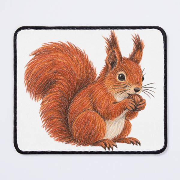 Item preview, Red squirrel – forest animal designed and sold by JOANNASKAH.