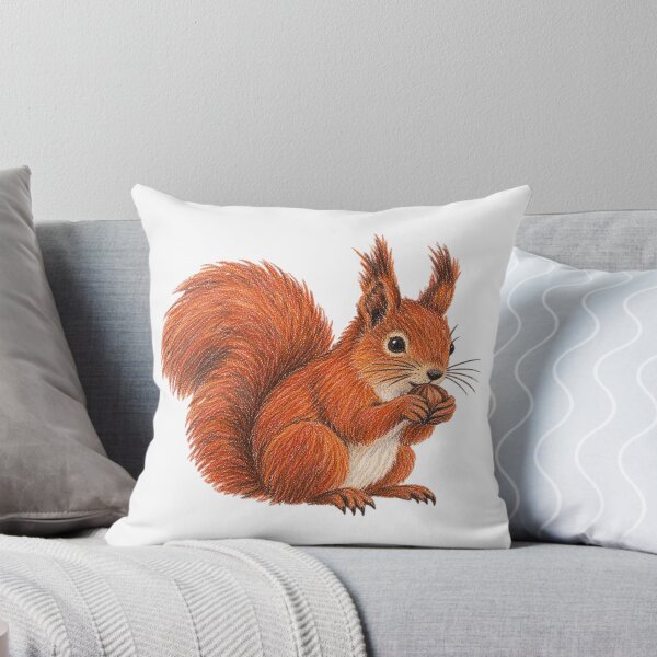 Item preview, Red squirrel – forest animal designed and sold by JOANNASKAH.
