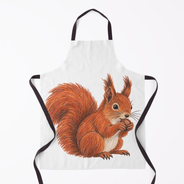 Item preview, Red squirrel – forest animal designed and sold by JOANNASKAH.