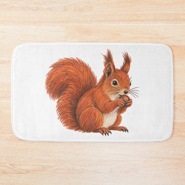 Item preview, Red squirrel – forest animal designed and sold by JOANNASKAH.