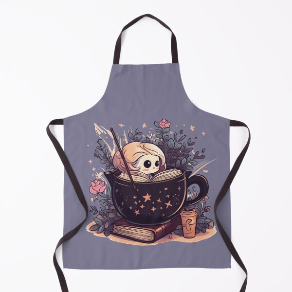 Item preview, A sorceress in a cup; Halloween art – 04 designed and sold by MadamPaperHazel.