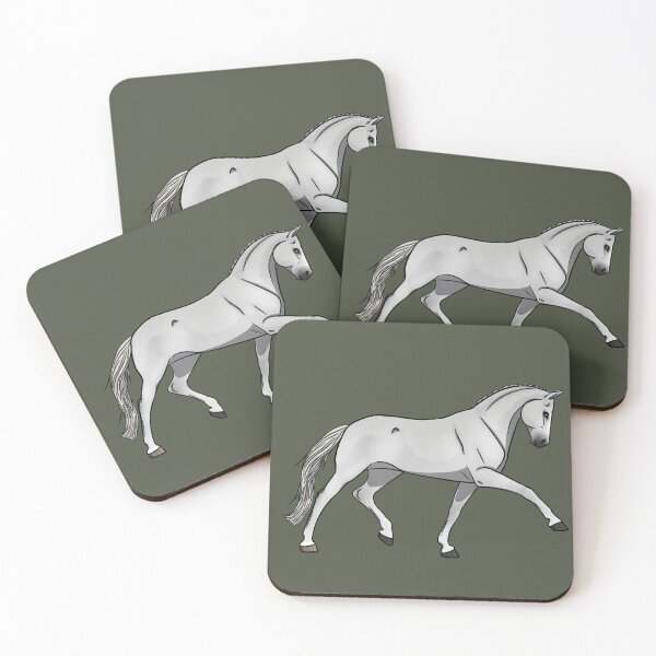 Item preview, White Grey Hanoverian designed and sold by Old Water Cryptid .