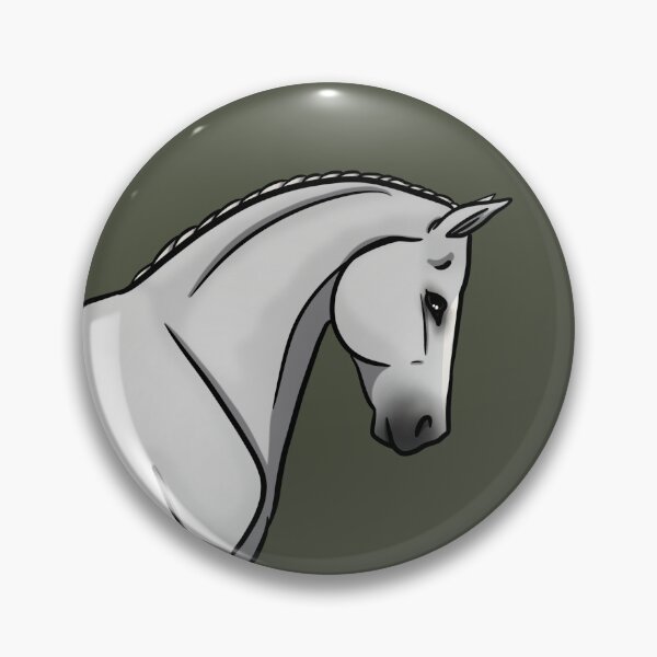Item preview, White Grey Hanoverian designed and sold by Old Water Cryptid .