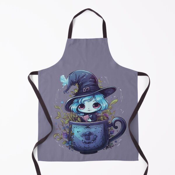 Item preview, A sorceress in a cup; Halloween art – 03 designed and sold by MadamPaperHazel.