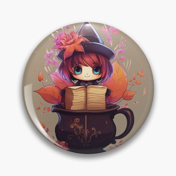 Item preview, A sorceress in a cup; Halloween art – 02 designed and sold by MadamPaperHazel.