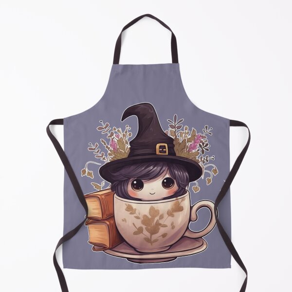 Item preview, A sorceress in a cup; Halloween art – 01 designed and sold by MadamPaperHazel.