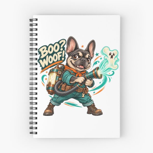 Item preview, Boo Woof French Bulldog Ghost Hunter designed and sold by ArtikaCreative.