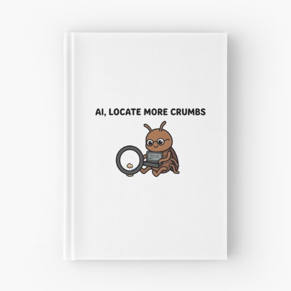 Item preview, AI Locate More Crumbs - Funny Roach Prompt Engineer Sticker designed and sold by ismai6.