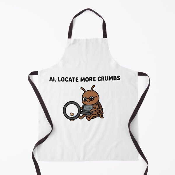 Item preview, AI Locate More Crumbs - Funny Roach Prompt Engineer Sticker designed and sold by ismai6.