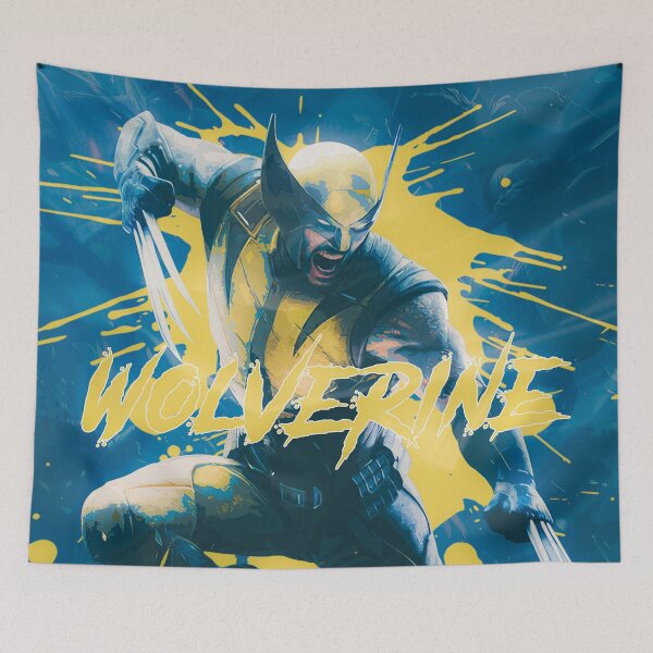 Item preview,  Wolverine Marvel X-Men Paint Splatter Graphic Poster    designed and sold by Shopunte.
