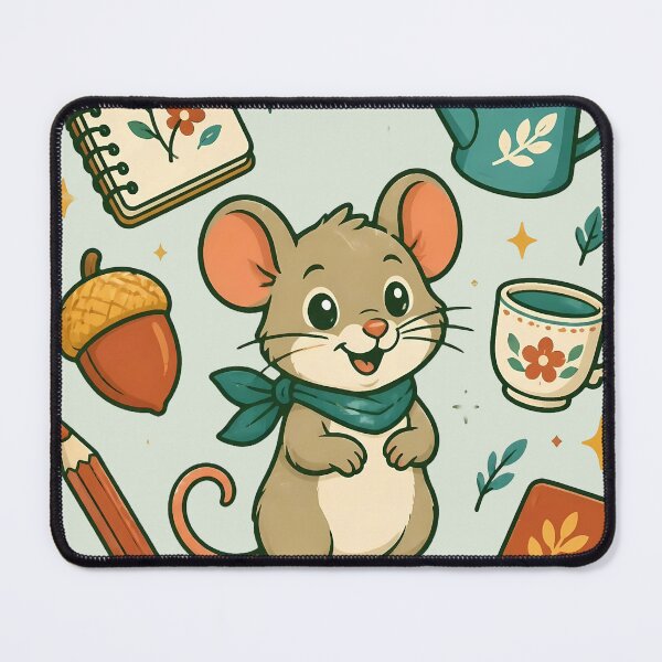 Item preview, Everyday Joys Woodland Mouse Illustration designed and sold by Fun2Fentastic.