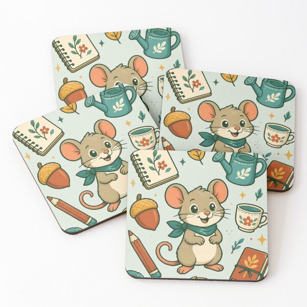 Item preview, Everyday Joys Woodland Mouse Illustration designed and sold by Fun2Fentastic.