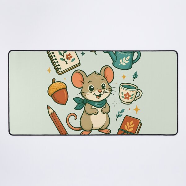 Item preview, Everyday Joys Woodland Mouse Illustration designed and sold by Fun2Fentastic.