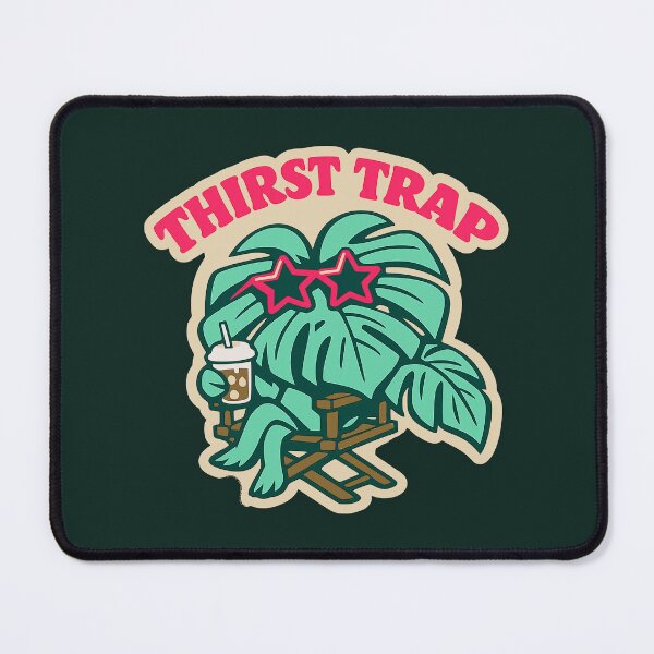 Item preview, Retro Thirst Trap Monstera Plant Iced Coffee designed and sold by KungPowUnicorn.