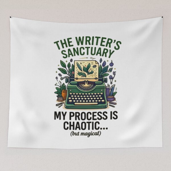 Item preview, The Writer's Sanctuary Vintage Typewriter Book Art designed and sold by Pyt27.