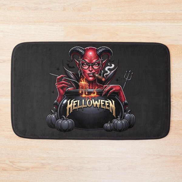 Item preview, Halloween She Devil Cigar Cauldron Pitchfork designed and sold by Voodoo Store Paranormal Collections.