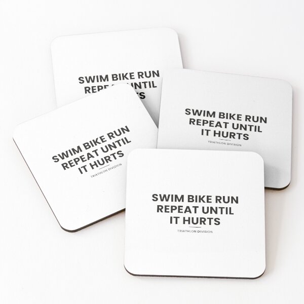 Item preview, Swim Bike Run Repeat Until It Hurts Shirt — Funny Triathlon Gift designed and sold by Type2SupplyCo.
