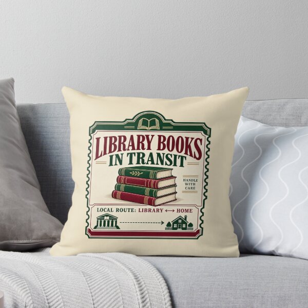 Item preview, Library Book Tote Bag – Library Books in Transit Vintage Book Lover Design designed and sold by astersgraphics.