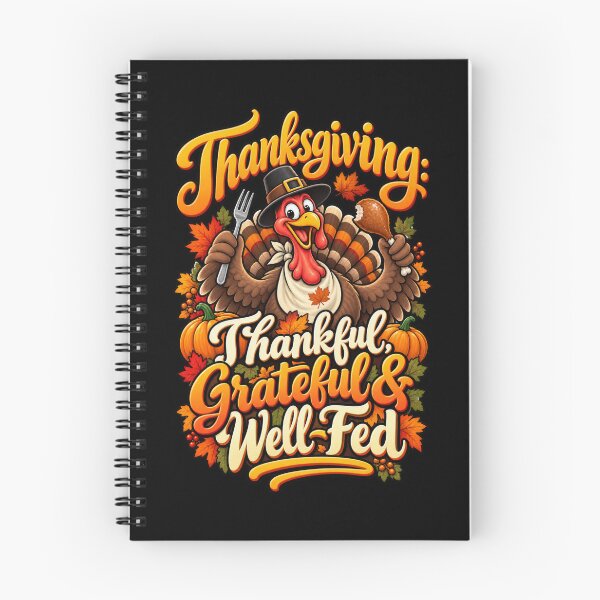 Item preview, Thankful Grateful & Well Fed designed and sold by RockitBaby.