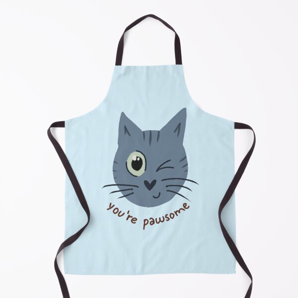 Item preview, You Are Pawsome Gray Cat designed and sold by DanuskaArt.