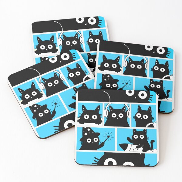 Item preview, Midnight Cat Collection designed and sold by DibujandoPorfa.