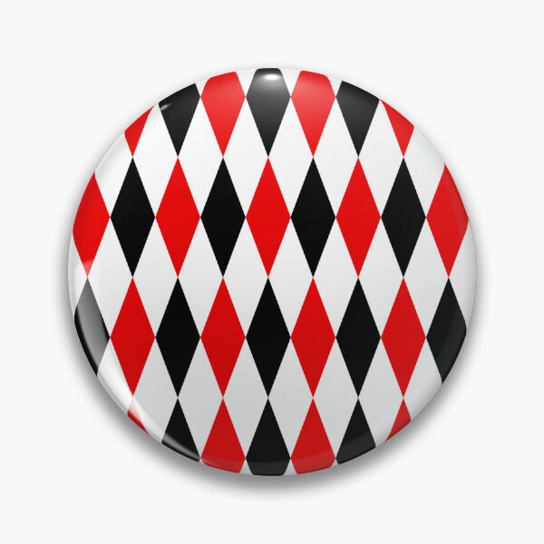 Item preview, Red Black White Harlequin Diamonds Pattern - Light  designed and sold by PatternTitan.