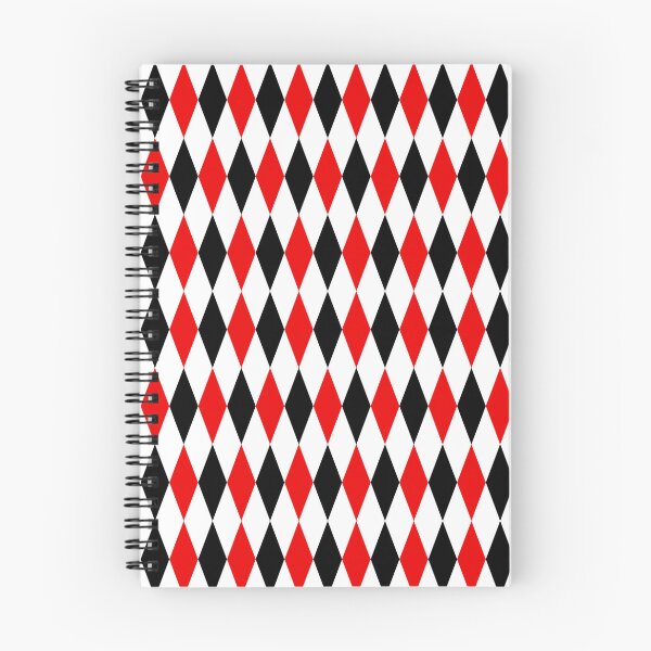 Item preview, Red Black White Harlequin Diamonds Pattern - Light  designed and sold by PatternTitan.