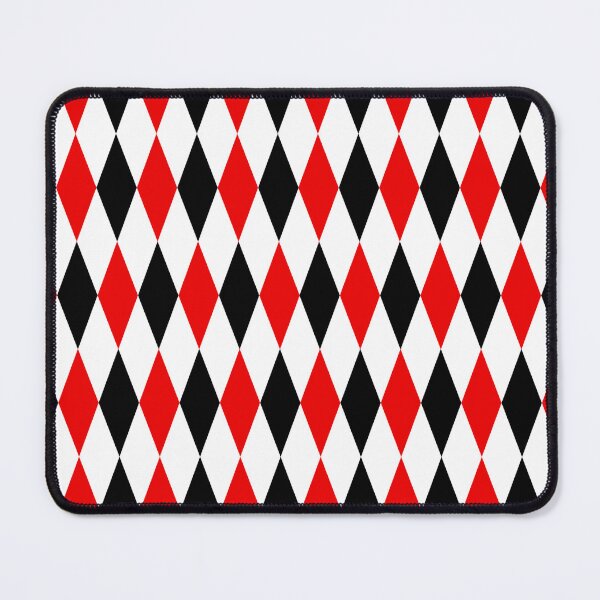 Item preview, Red Black White Harlequin Diamonds Pattern - Light designed and sold by PatternTitan.