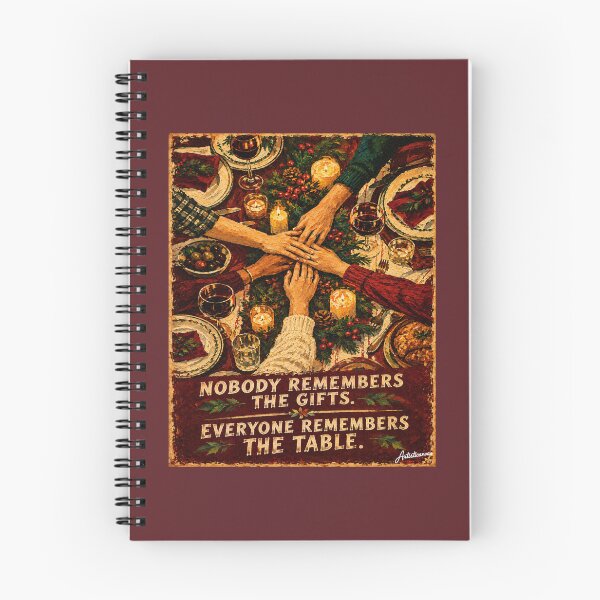 Item preview, Christmas Family Table Hands Meeting Flat Illustration Warm Holiday Art designed and sold by Artisticanvas.