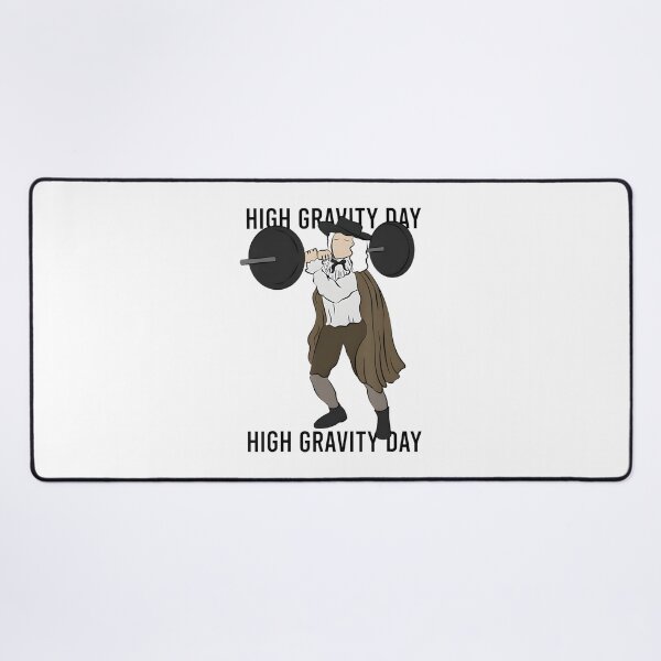 Item preview, High Gravity Day GOMAD Bodybuilding Design Celebrating the Golden Era of Muscle Building designed and sold by Mosca Studio.